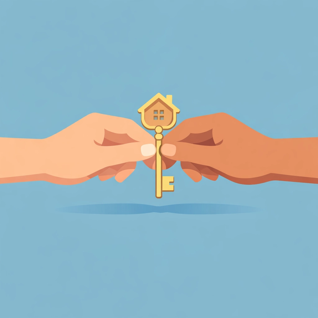 Llaves de casa obtenidas tras seguir los pasos de cómo limpiar mi crédito.