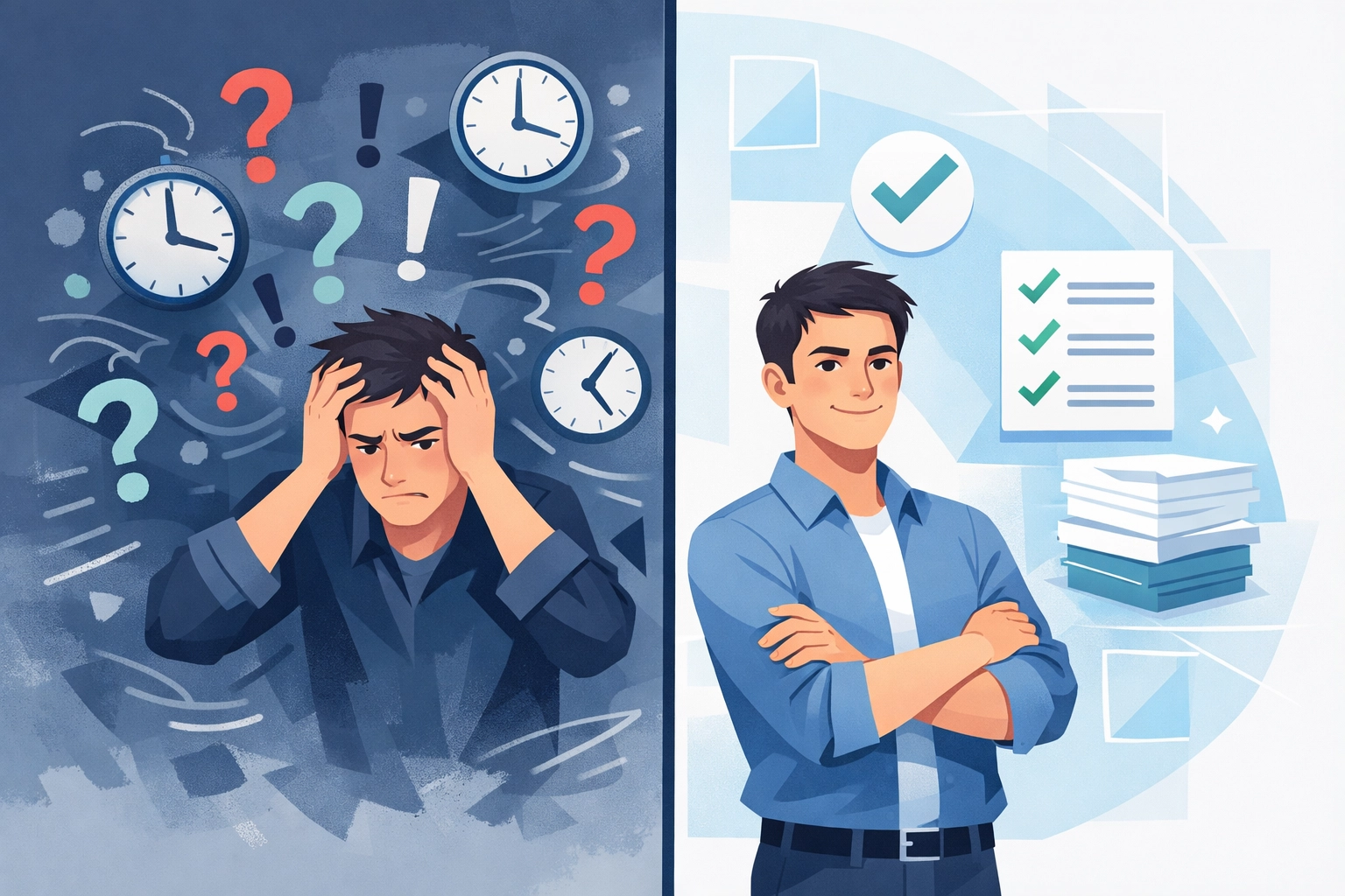 Client transformation from stress to confidence with proper legal guidance and strategy