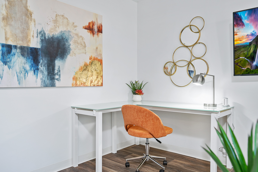Modern Workspace at Roundtop Rentals