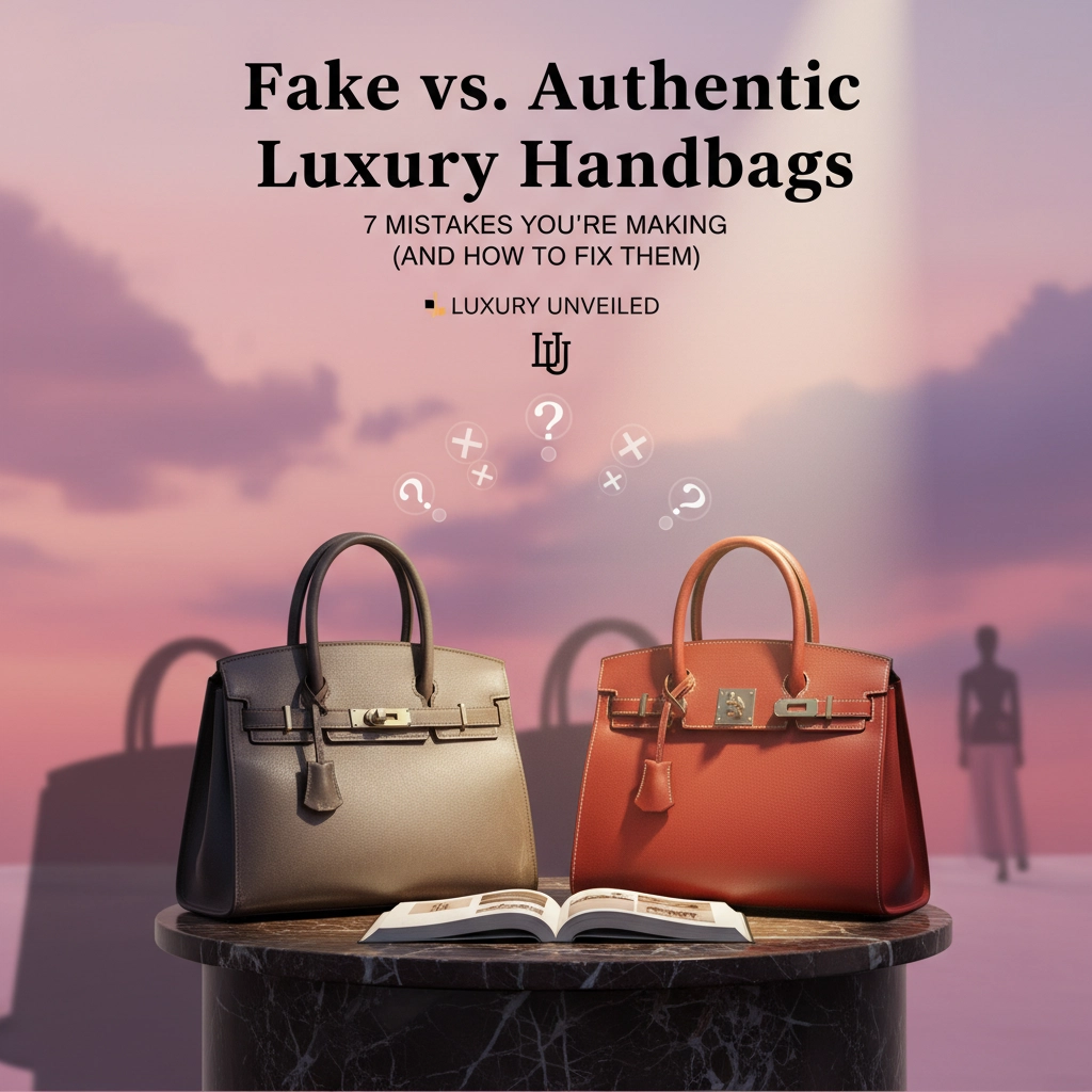 Fake vs. Authentic Luxury Handbags: 7 Mistakes You're Making When Shopping (and How to Fix Them)