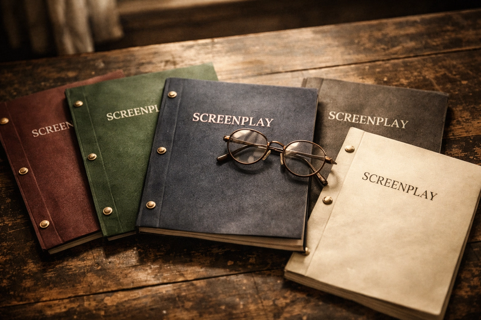 Multiple film scripts showing diversified slate financing approach for invest in movies strategy