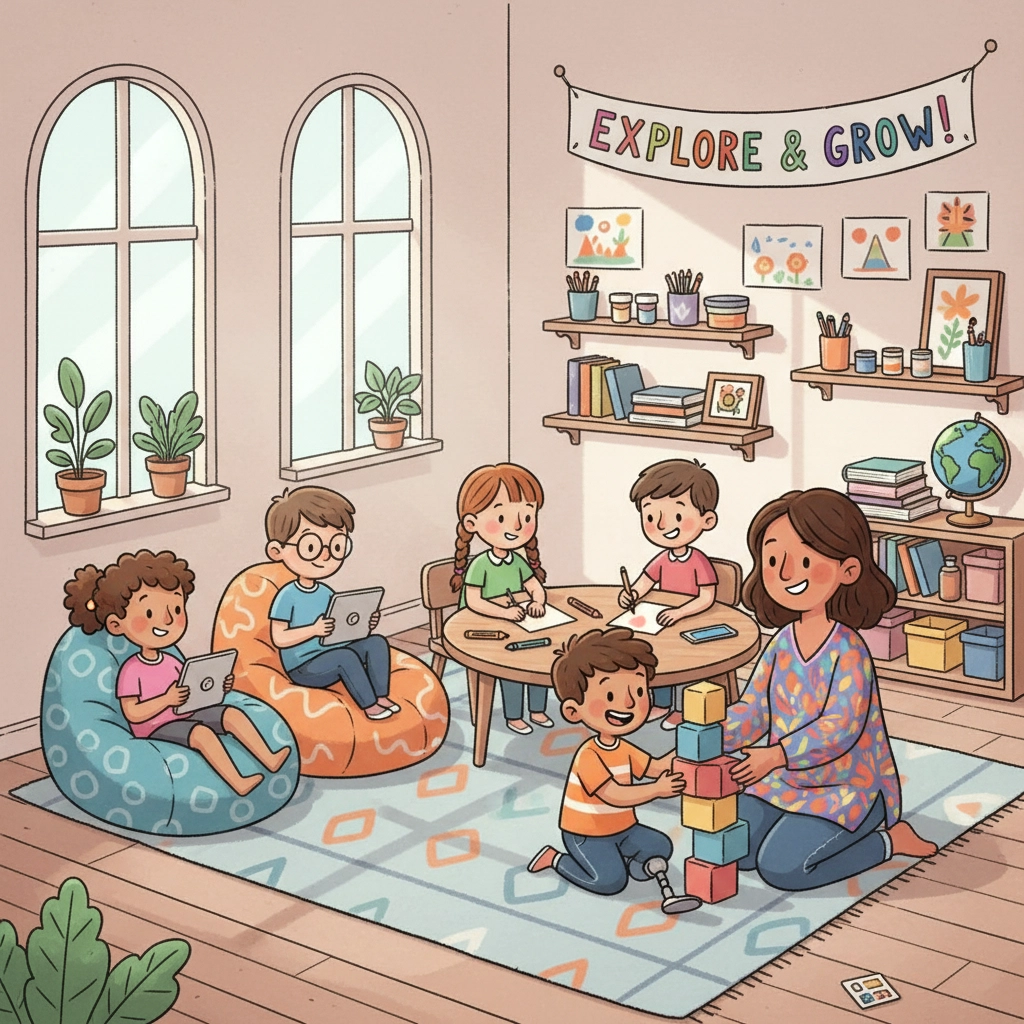 children in class