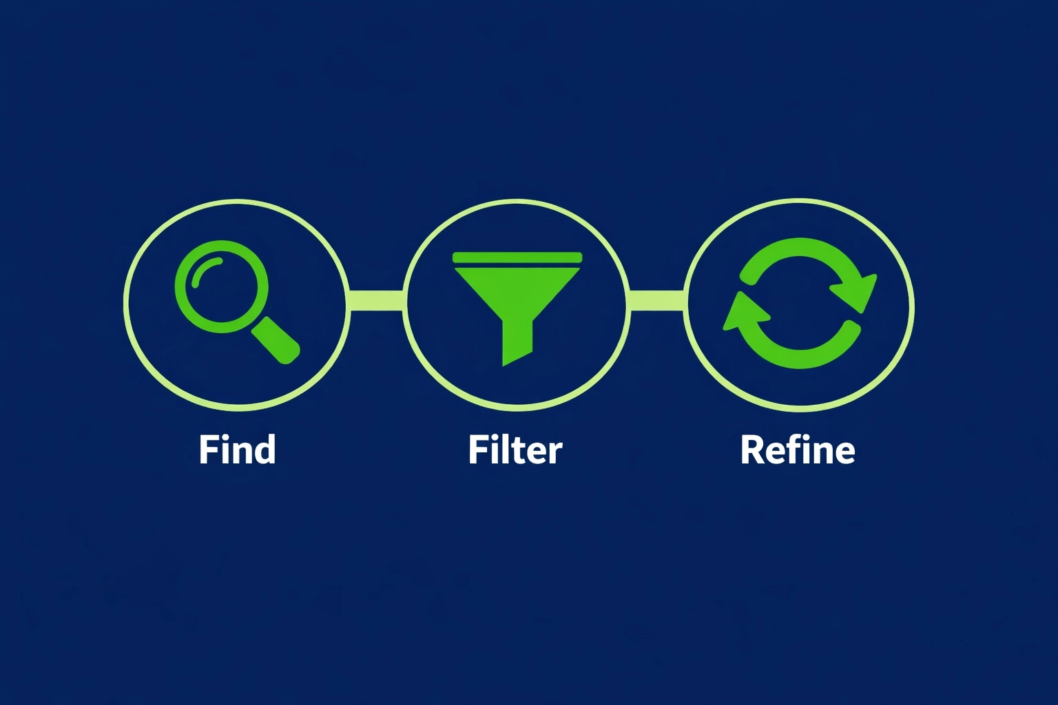 A three-step framework for using a soccer scanner to find, filter and refine betting strategies.