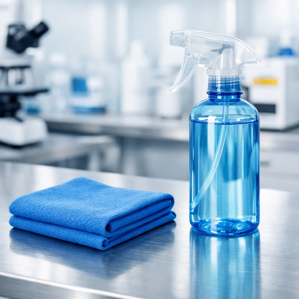 Hospital-grade disinfectants and tools for medical office cleaning Leominster clinics.