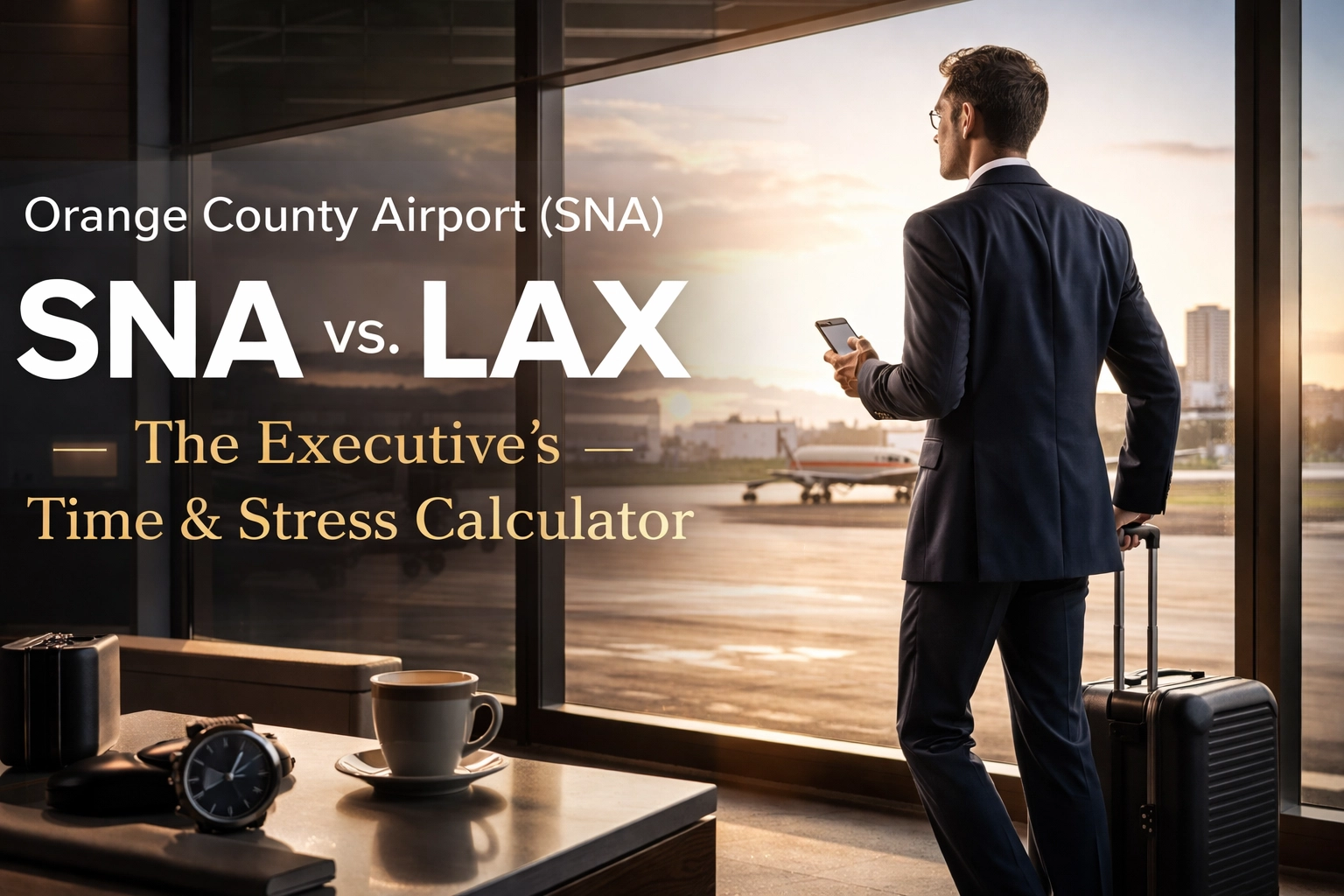 Orange County Airport (SNA) vs. LAX: The Executive's Time & Stress Calculator 1 Orange County Airport (SNA) vs. LAX: The Executive's Time & Stress Calculator