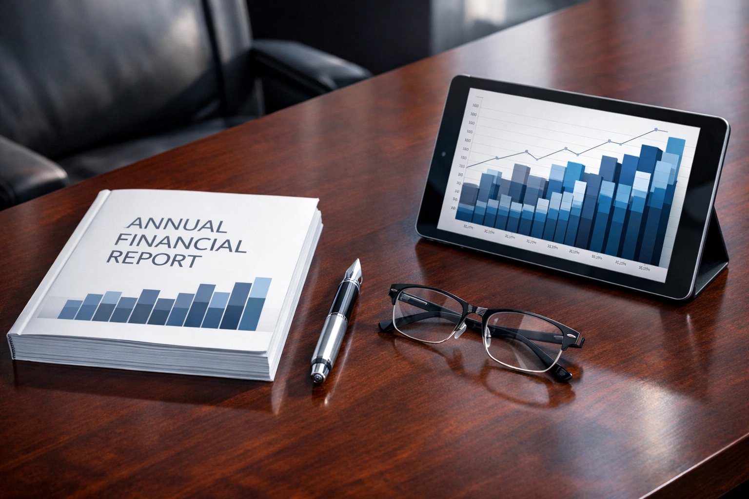 Professional business valuation services report on a desk to help sell my business North Carolina successfully.