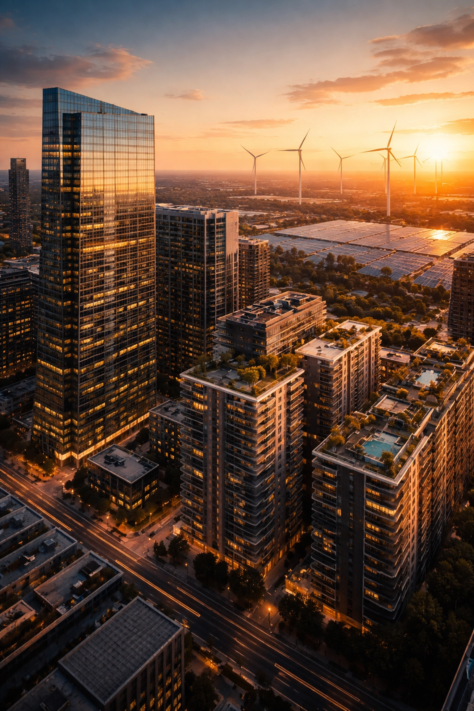 Cityscape illustrating private credit, real estate, and infrastructure as key alternative investment categories