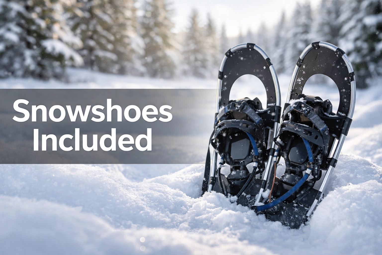 Snowshoes Included - AI representation