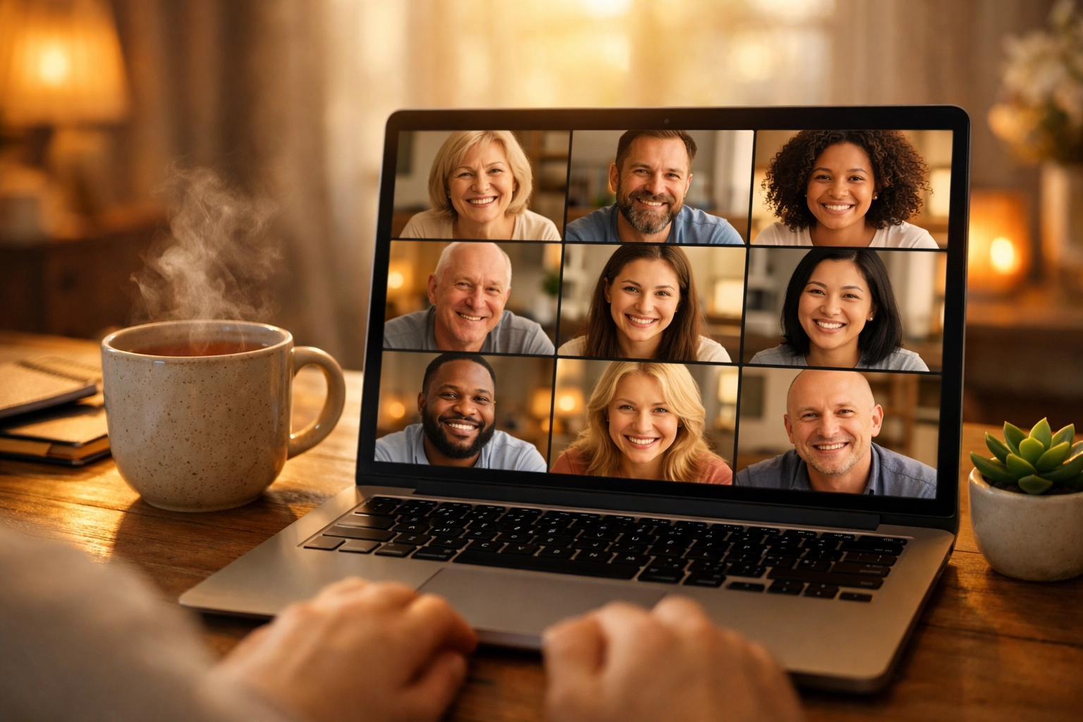 Supportive community in online groups for political stress providing emotional relief and connection.