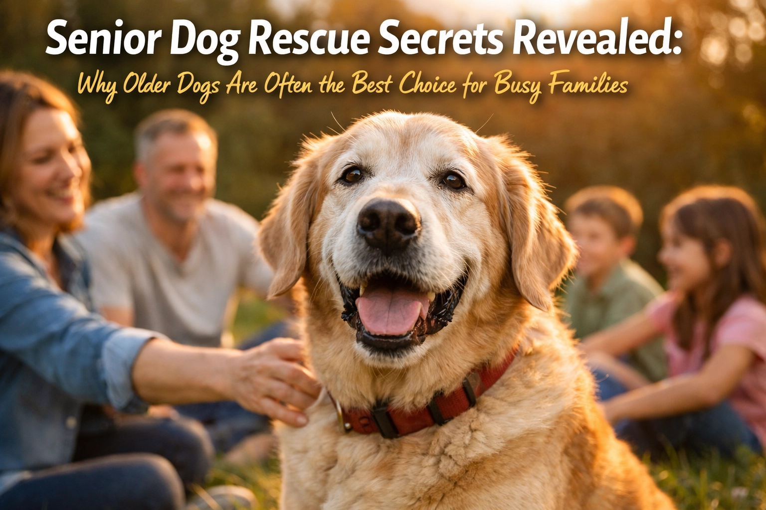 [HERO] Senior Dog Rescue Secrets Revealed: Why Older Dogs Are Often the Best Choice for Busy Families