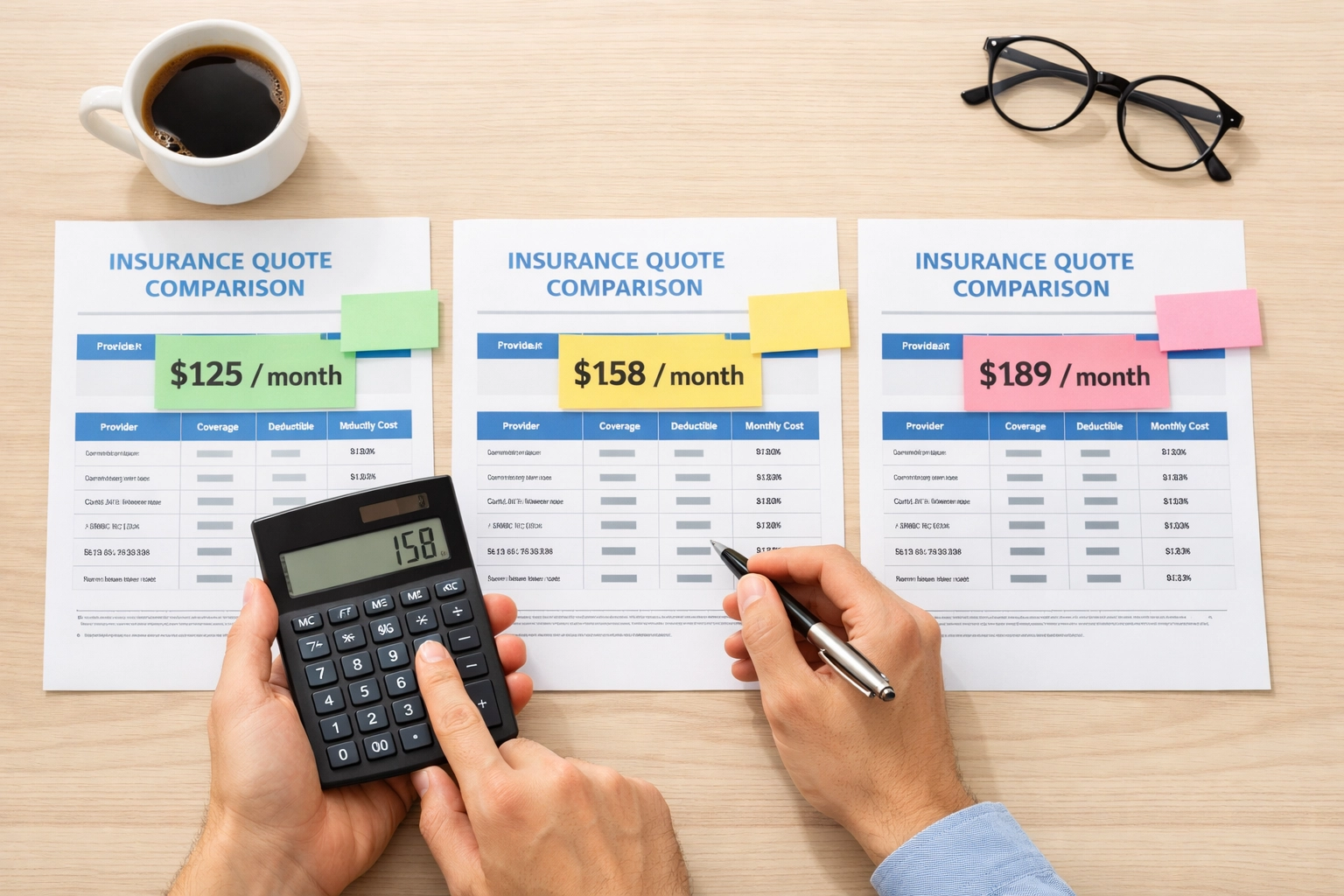 Comparing Pennsylvania car insurance quotes with calculator to find best rates