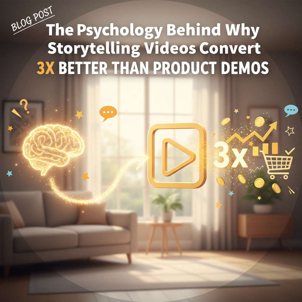 The Psychology Behind Why Storytelling Videos Convert 3x Better Than Product Demos