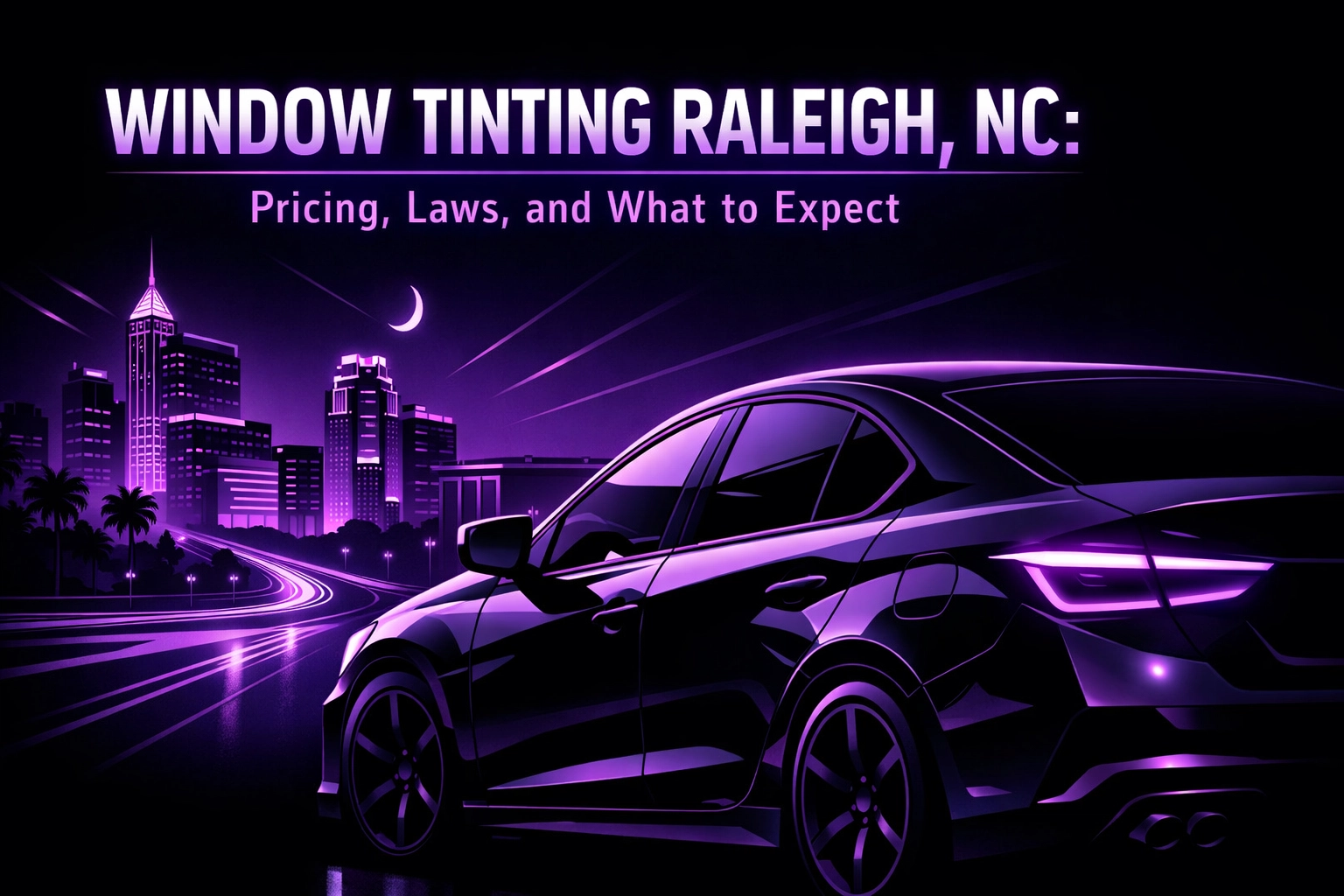 [HERO] Window Tinting Raleigh, NC: Pricing, Laws, and What to Expect