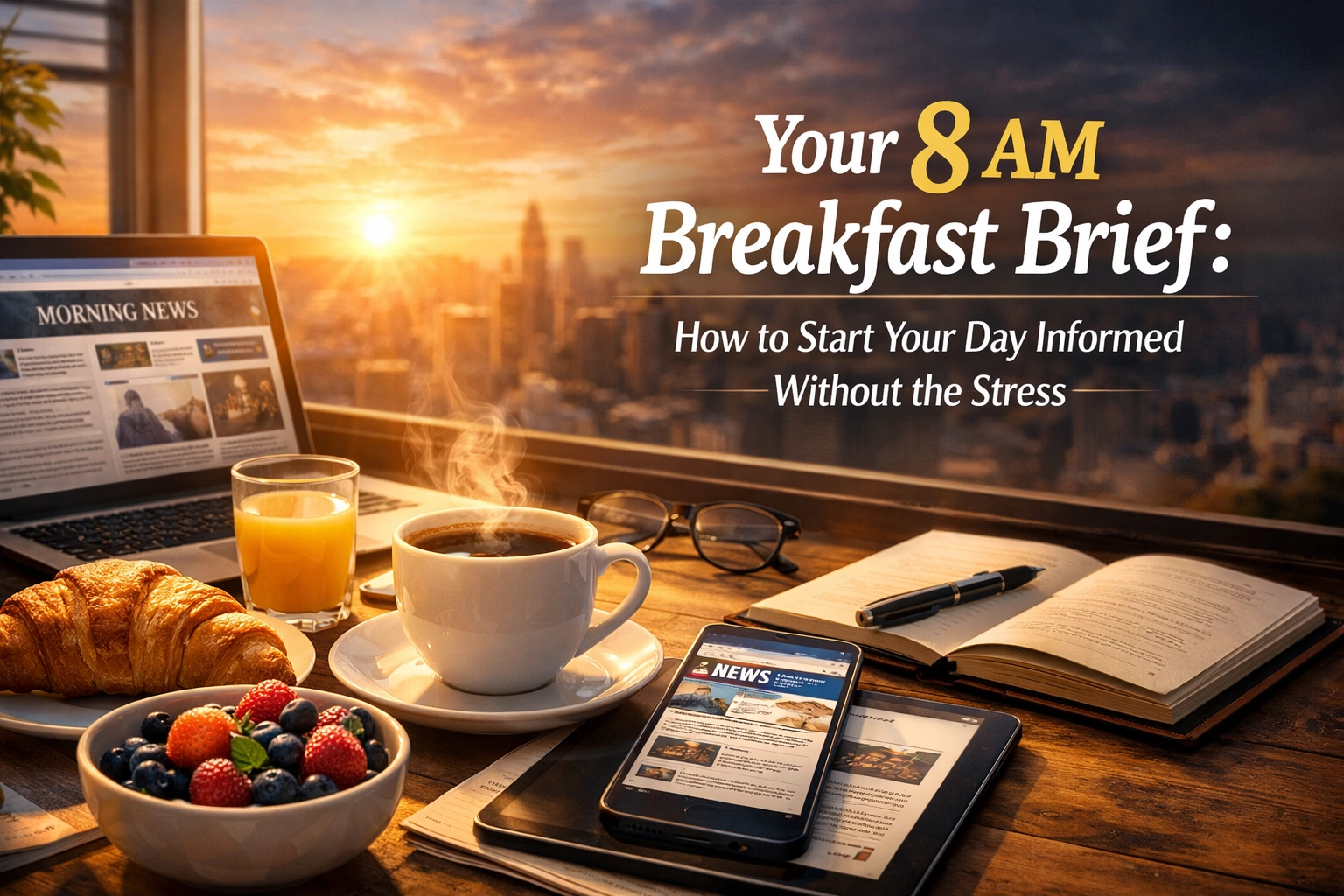 [HERO] Your 8 AM Breakfast Brief: How to Start Your Day Informed Without the Stress