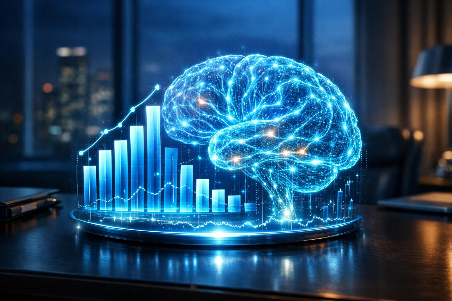 Digital visualization of data-driven insights and I/O psychology for strategic business agility.