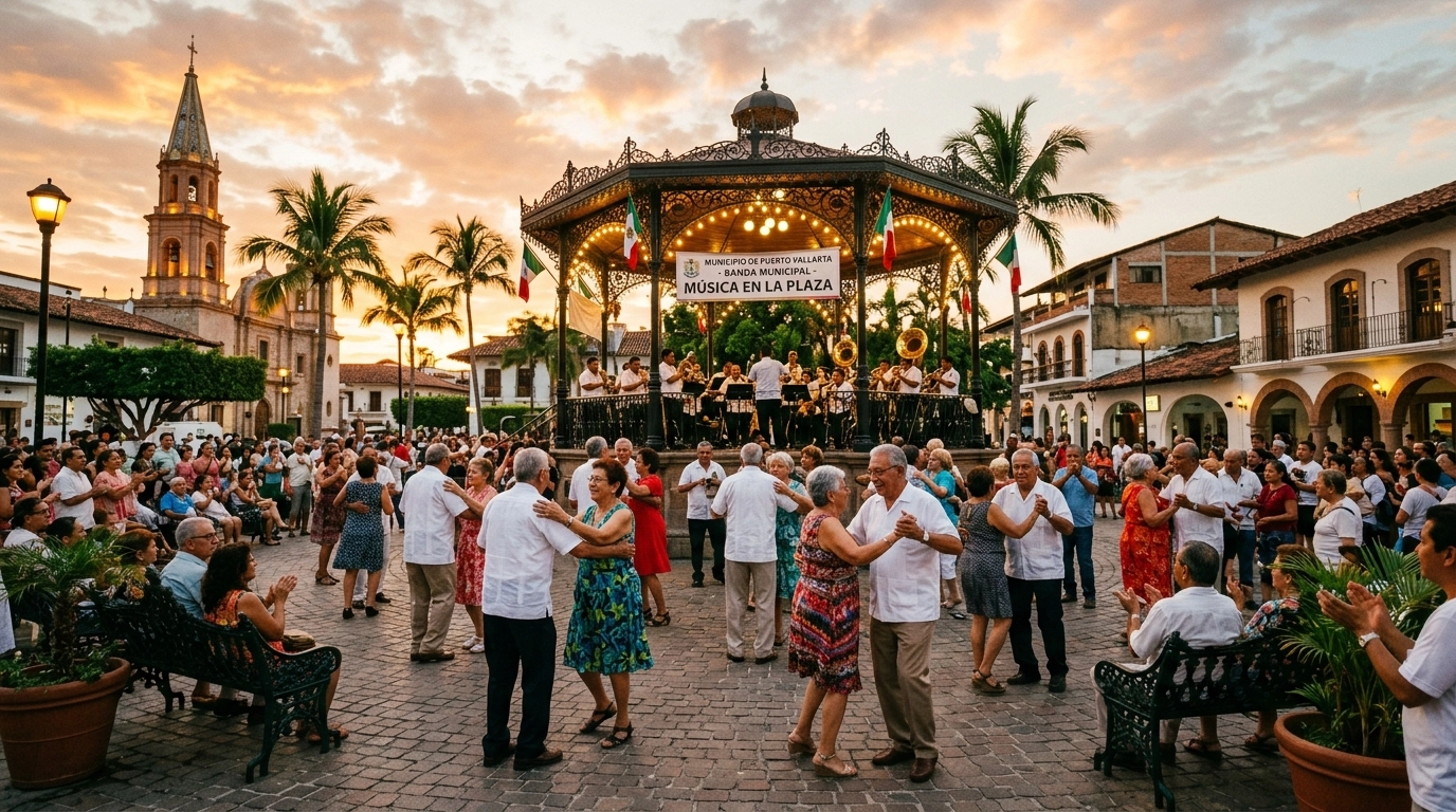 Local dancing in Plaza de Armas