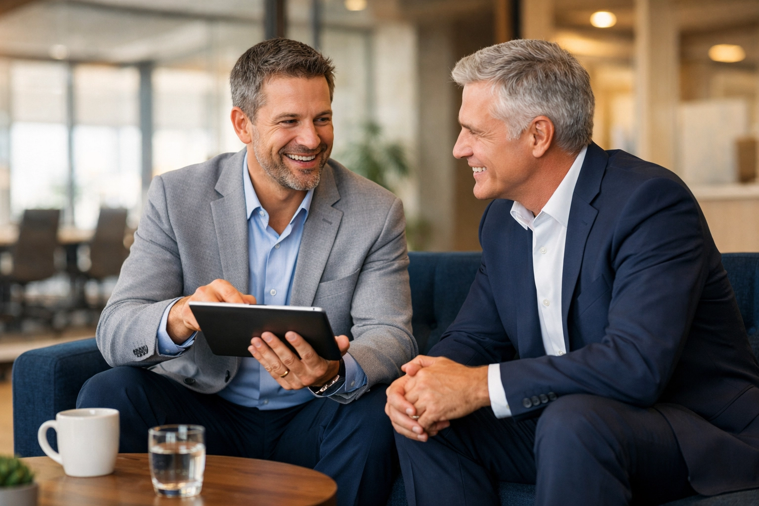 A ServiceNow implementation partner presenting a strategic ROI audit to a business decision-maker.