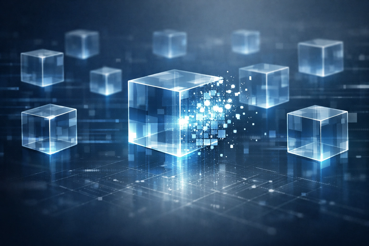 Conceptual illustration of network DNS resolution and digital data packet processing.