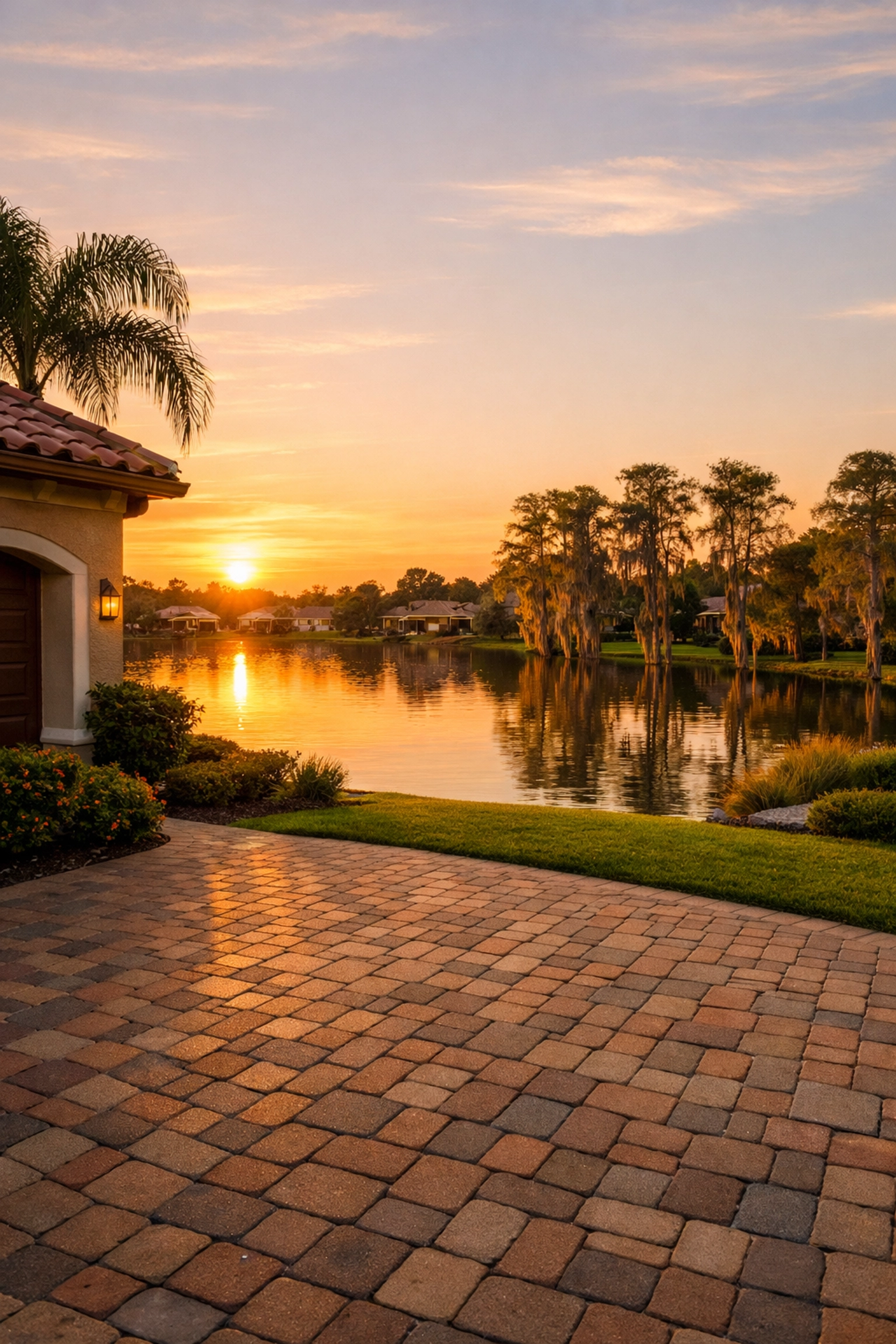 Peaceful lakefront home in Cape Coral gated community perfect for retirees