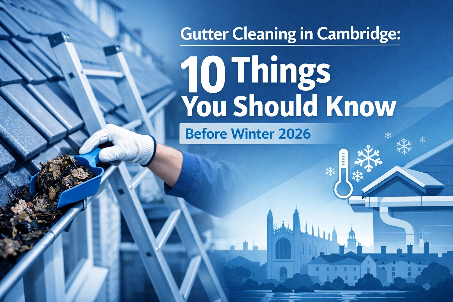[HERO] Gutter Cleaning in Cambridge: 10 Things You Should Know Before Winter 2026