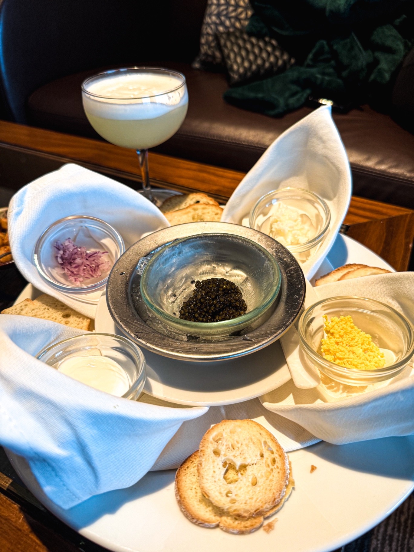 Luxury caviar service image referenced to represent the Regent Seven Seas luxury experience in NCLH’s long-term fleet plan.