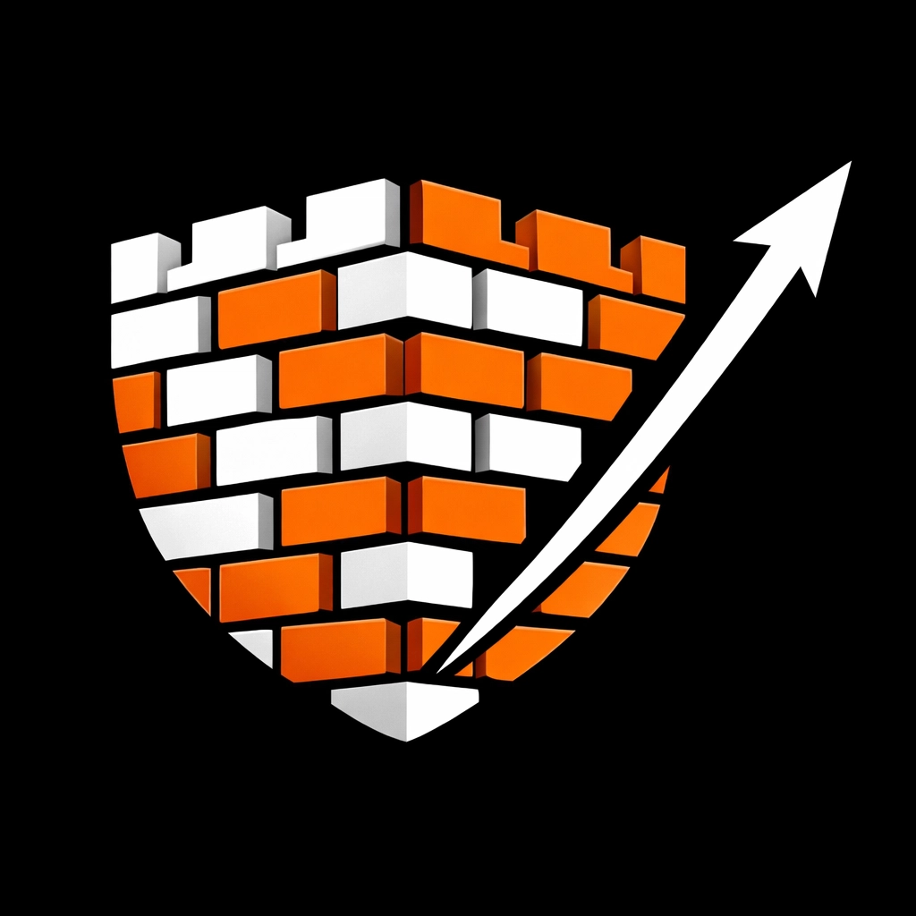 A wealth fortress built with dividend-paying stocks and Bitcoin investment blocks.