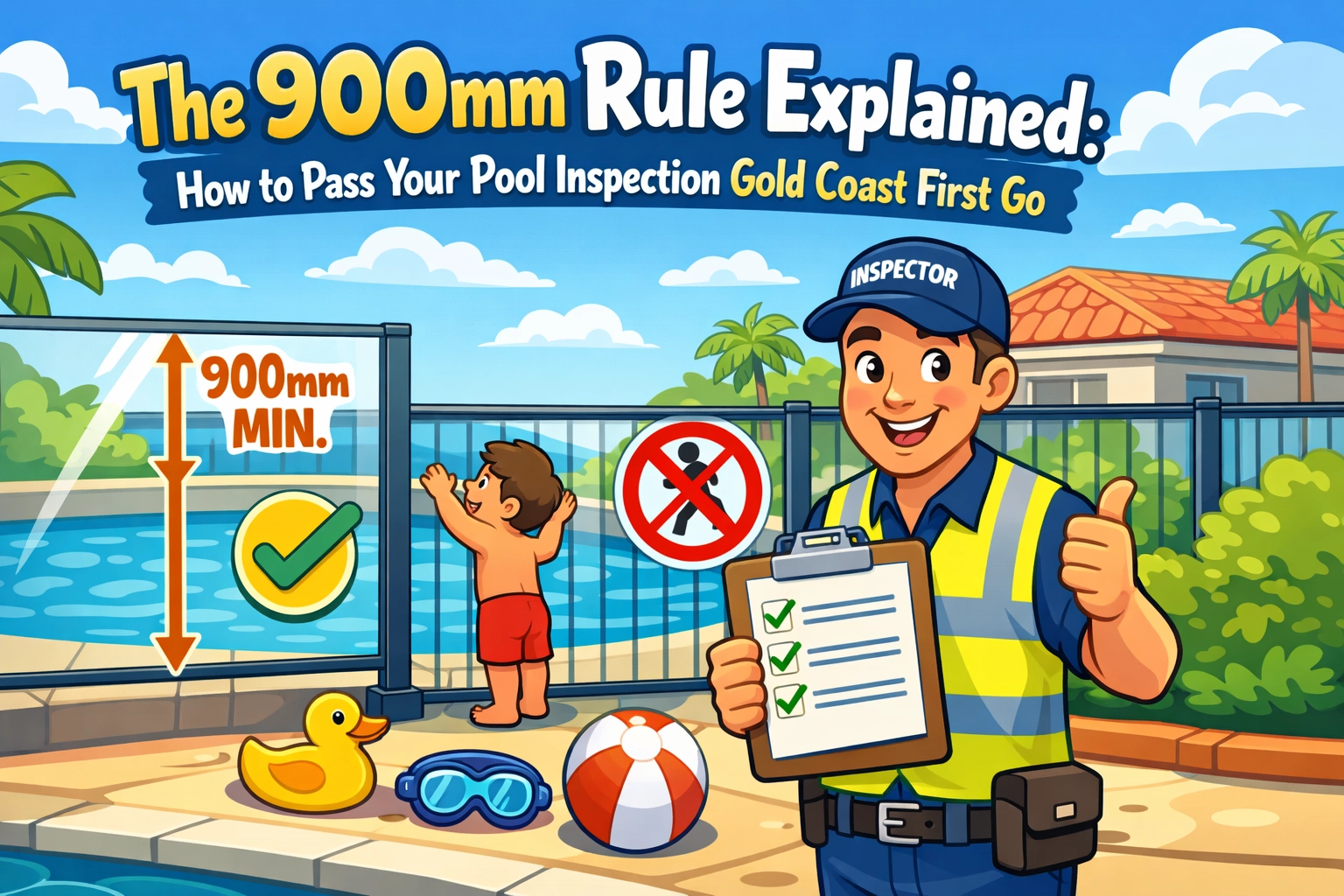[HERO] The 900mm Rule Explained: How to Pass Your Pool Inspection Gold Coast First Go