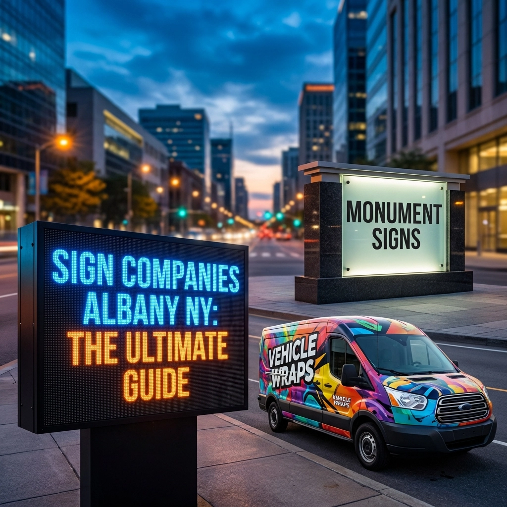 Sign Companies Albany NY: The Ultimate Guide to Choosing Between Digital Signs, Vehicle Wraps, and Monument Signs