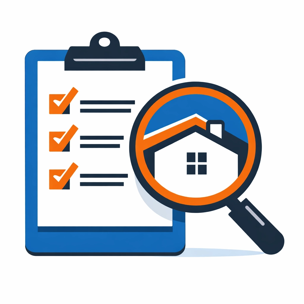 Illustration of a wind mitigation inspection checklist for a Venice Florida property.
