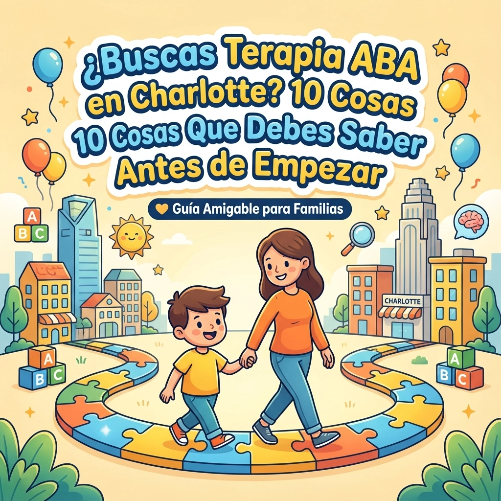 ¿Buscas Terapia ABA en Charlotte? 10 Cosas Que Debes Saber Antes de Empezar