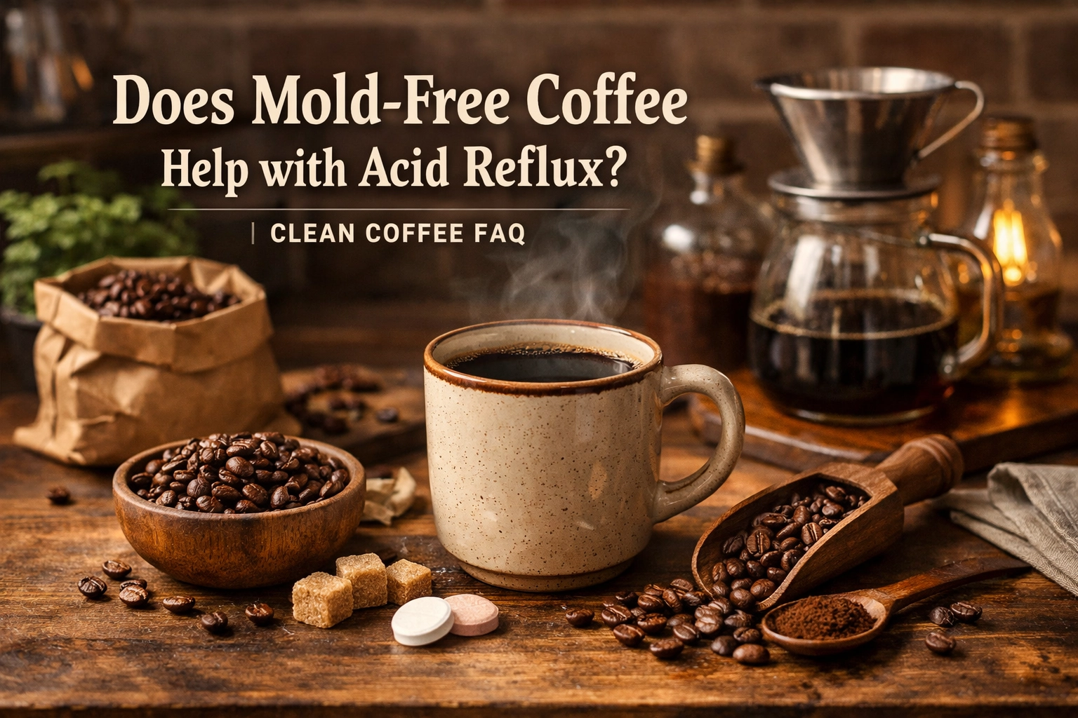 [HERO] Does Mold-Free Coffee Help with Acid Reflux? | Clean Coffee FAQ