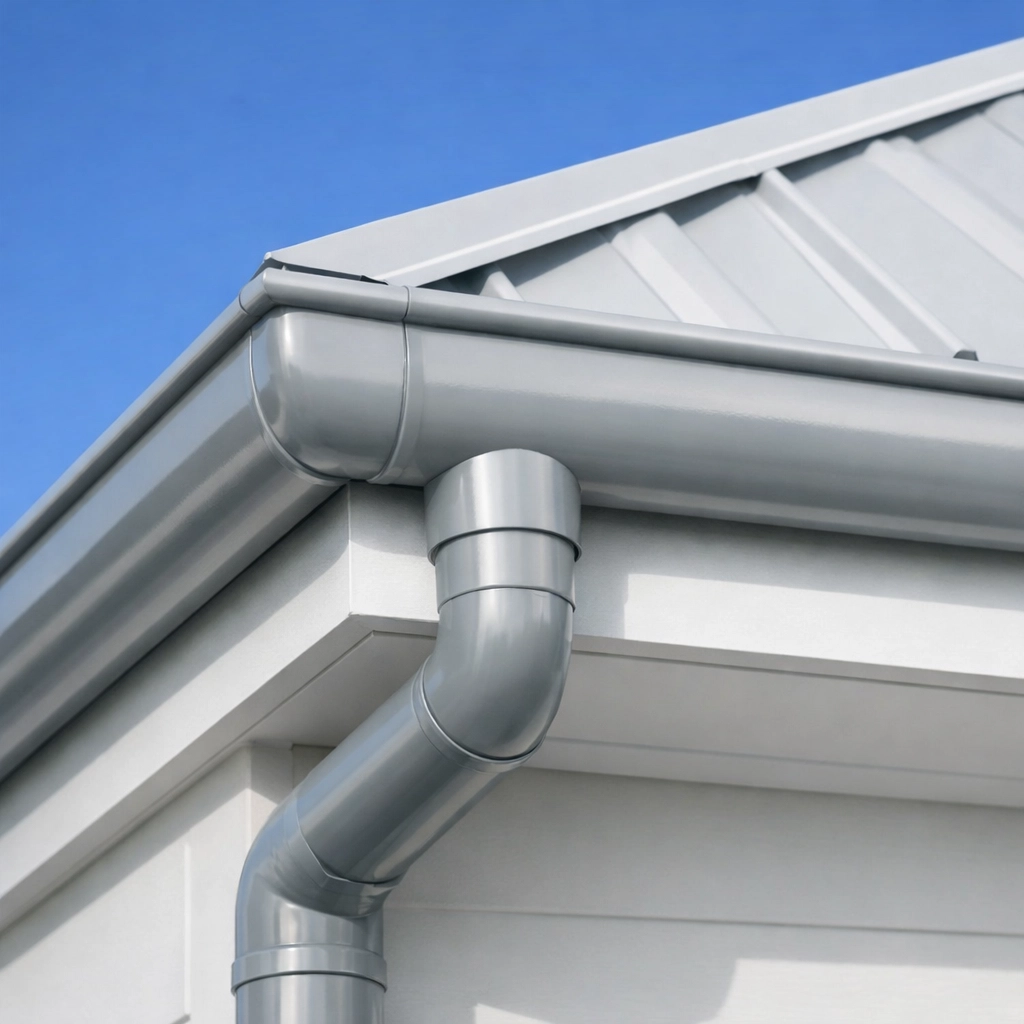 High-quality modern guttering system and metal roof installation for a professional Sydney coastal home.