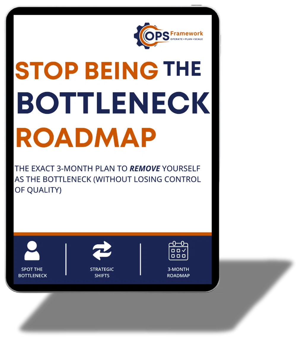 Stop being the bottleneck roadmap