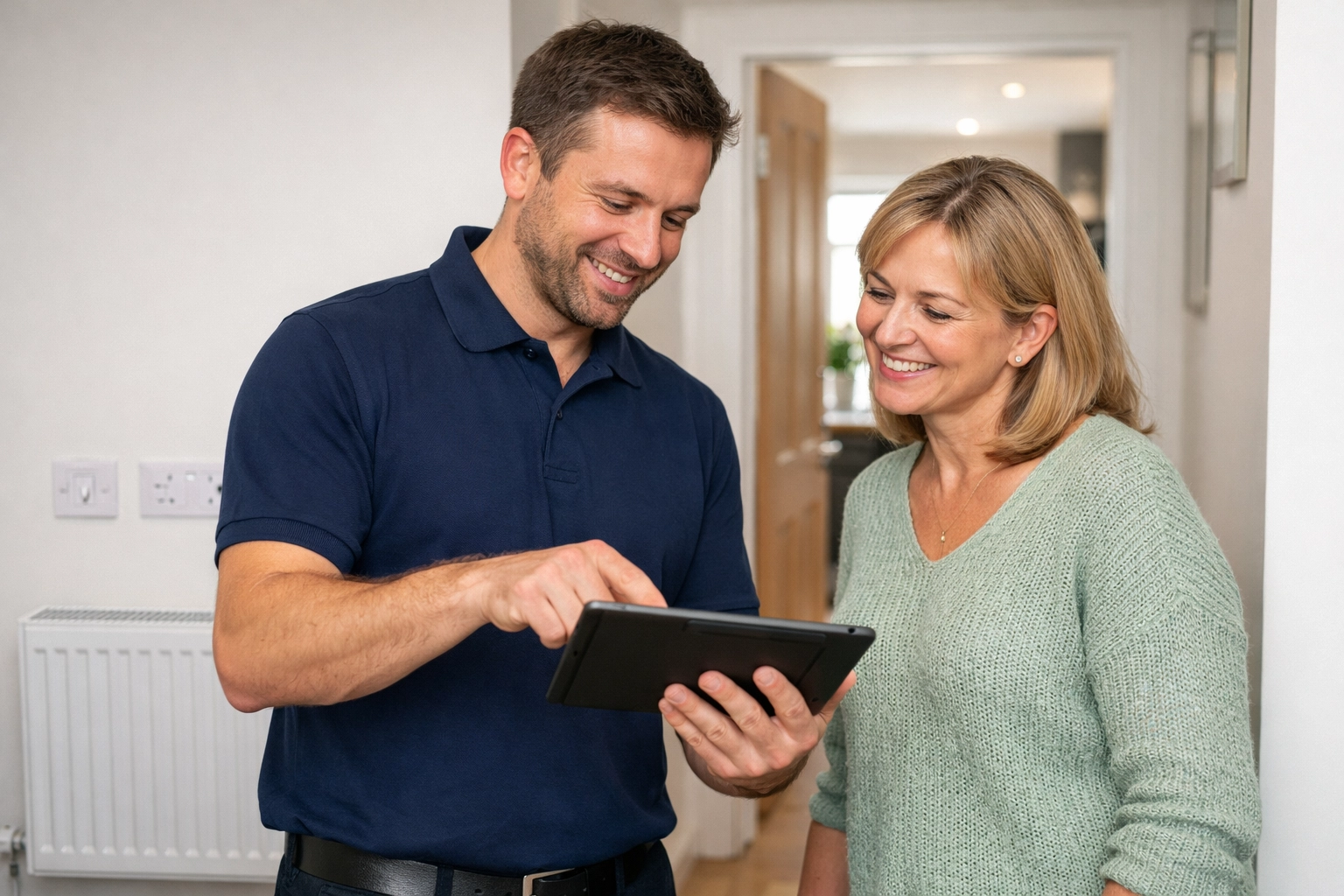 Professional home security consultation and CCTV expert advice for a homeowner in the South West.