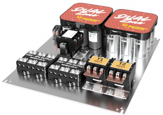 Phoenix Phase Converters rotary phase converter Internal assembly