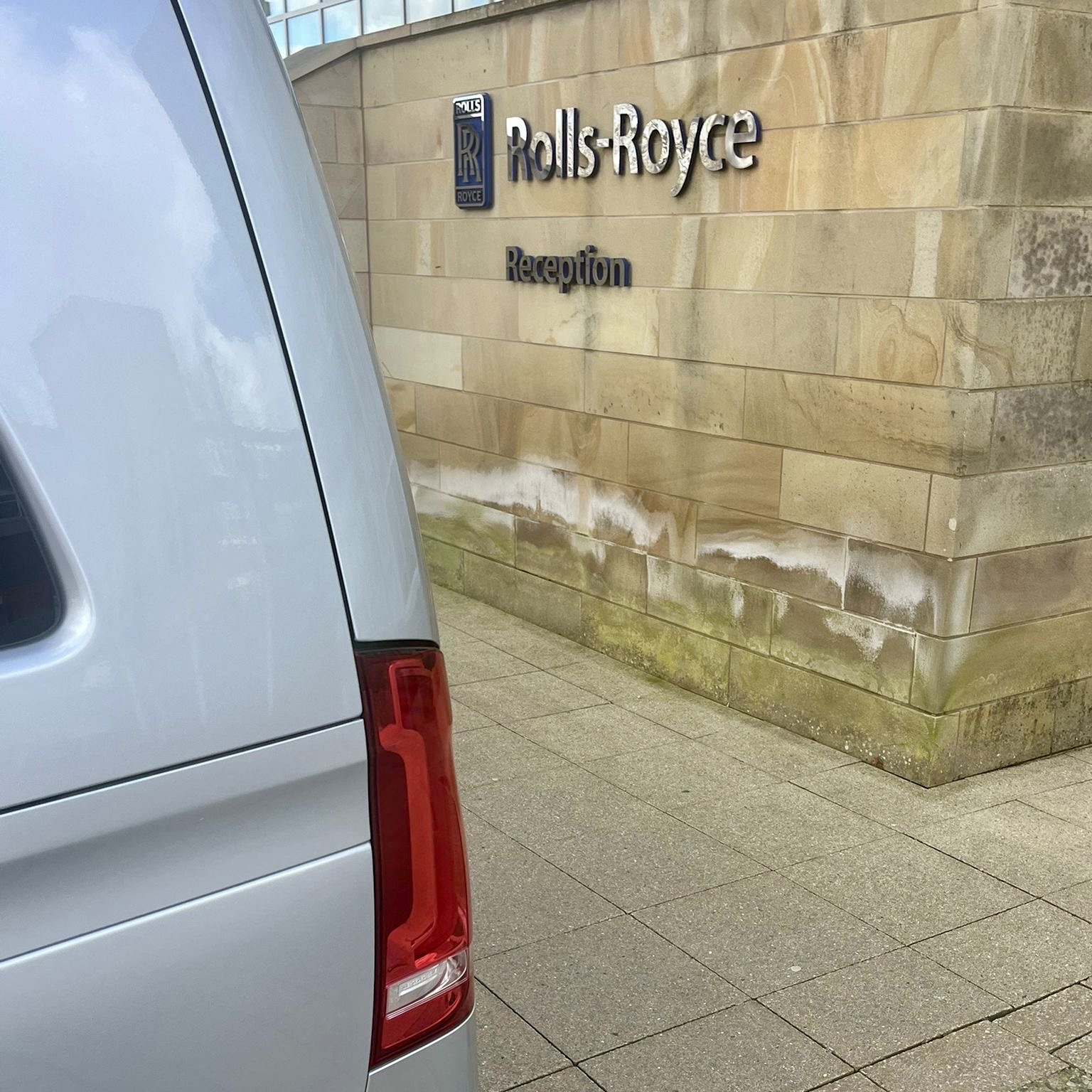 Aura Journeys chauffeur vehicle at a corporate reception