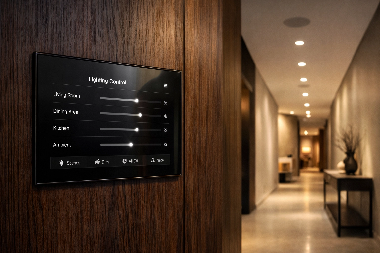 Smart home technology integration as part of a modern home remodeling project in Orlando.