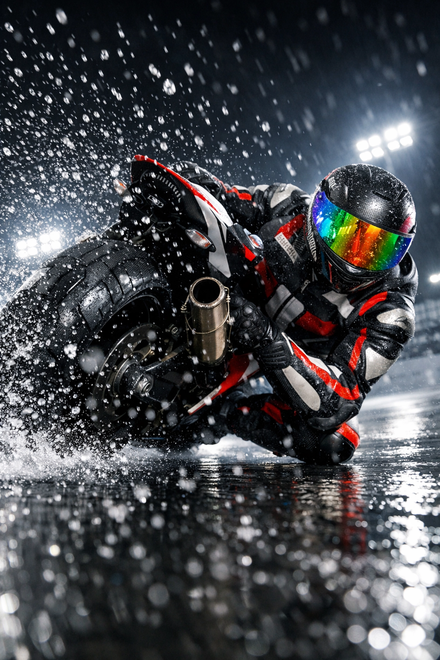High-speed racing motorcycle frozen in motion using 2026’s new mirrorless tech global shutter.