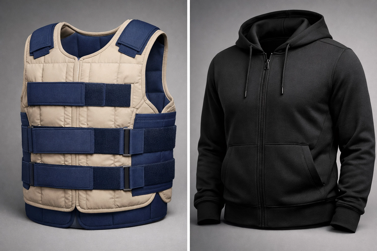 Comparison of medical weighted vest versus modern stealth sensory hoodie for neurodivergent teens