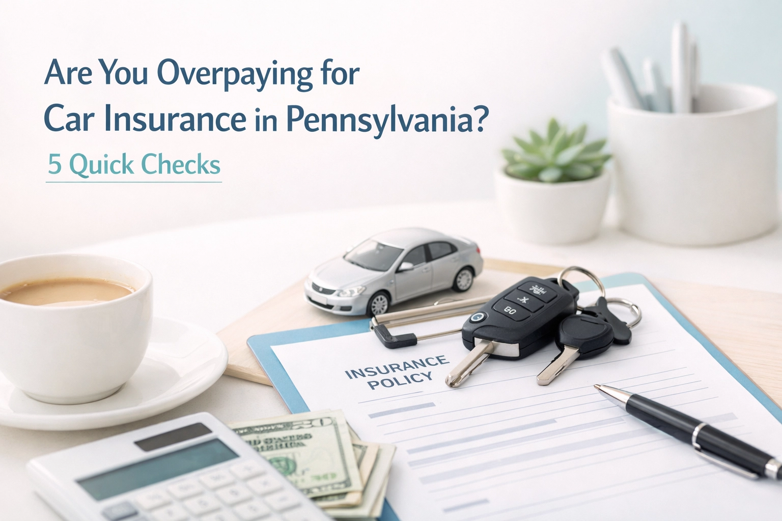 [HERO] Are You Overpaying for Car Insurance in Pennsylvania? 5 Quick Checks