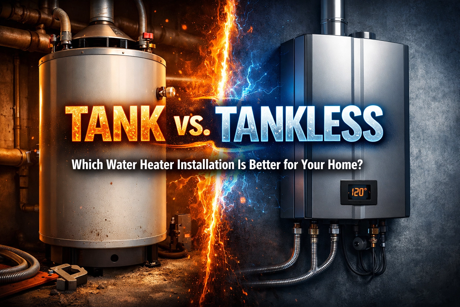 [HERO] Tank vs. Tankless: Which Water Heater Installation Is Better for Your Home?