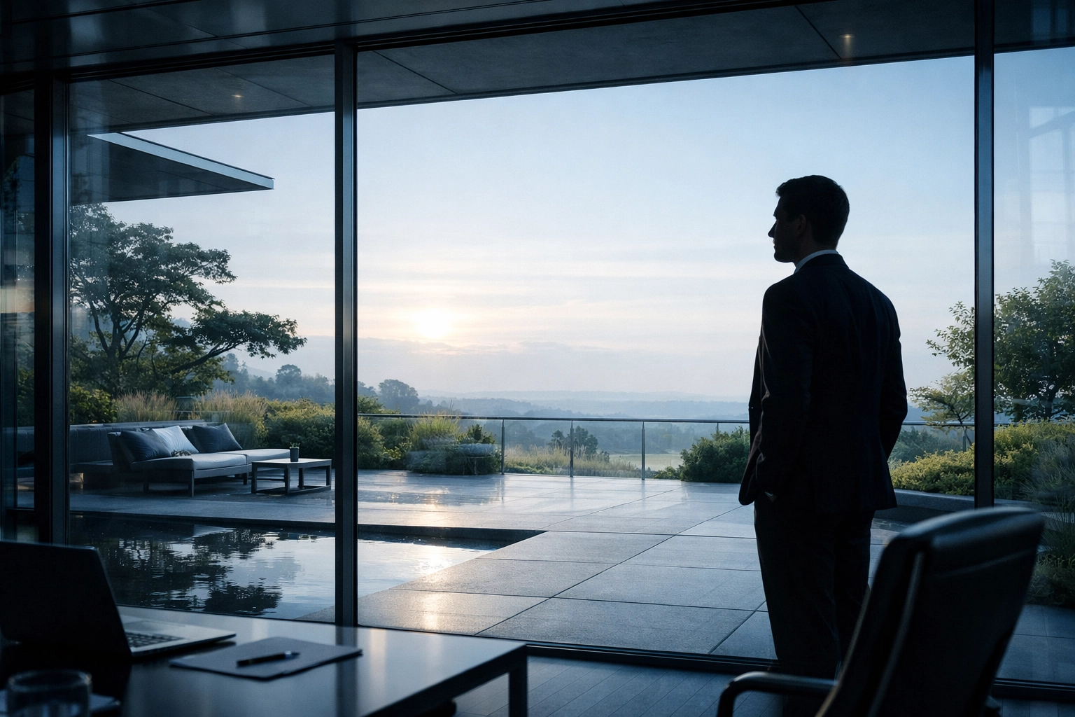 A professional silhouette in a modern office symbolizing proactive tax optimization strategy in Vietnam.