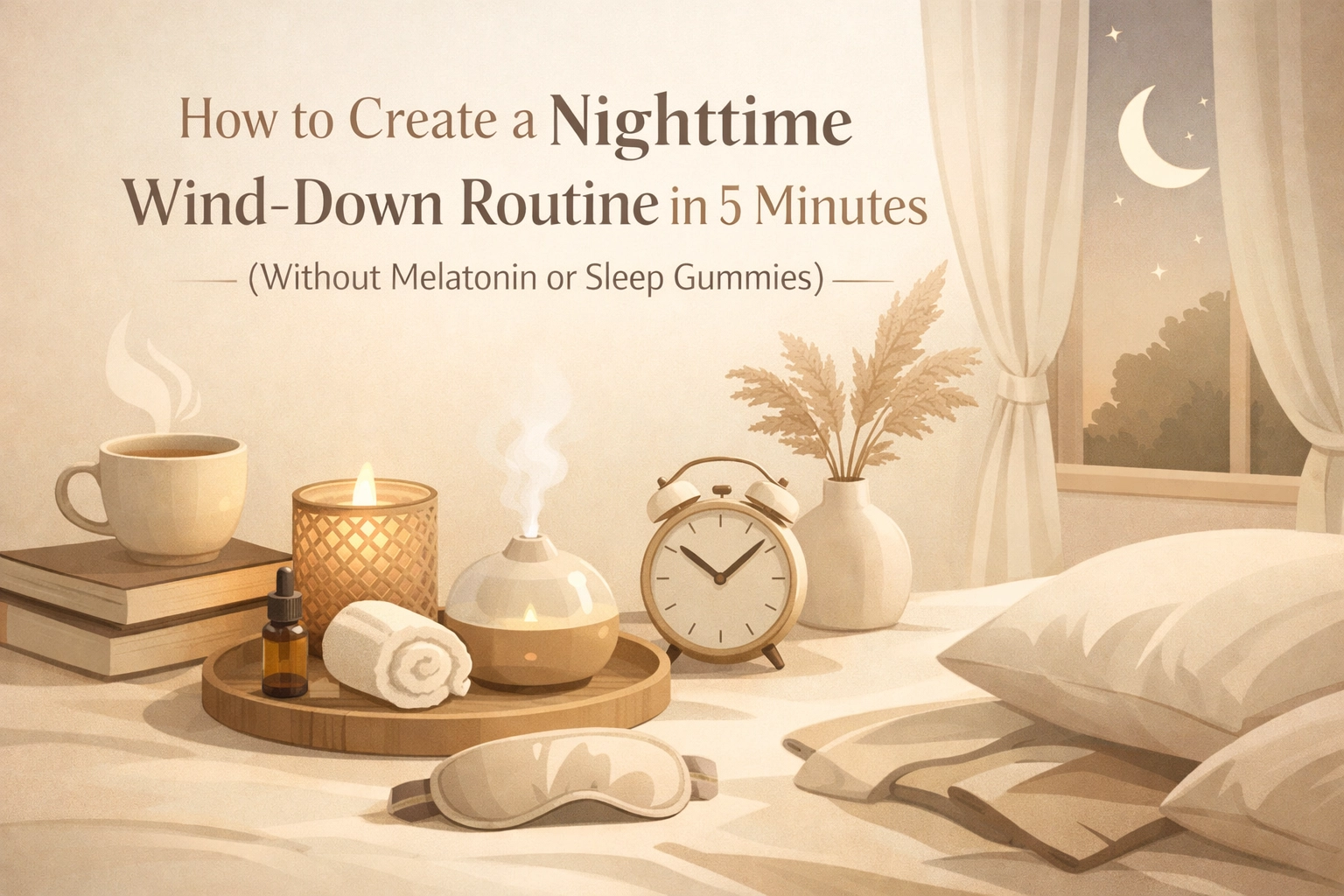 [HERO] How to Create a Nighttime Wind-Down Routine in 5 Minutes (Without Melatonin or Sleep Gummies)