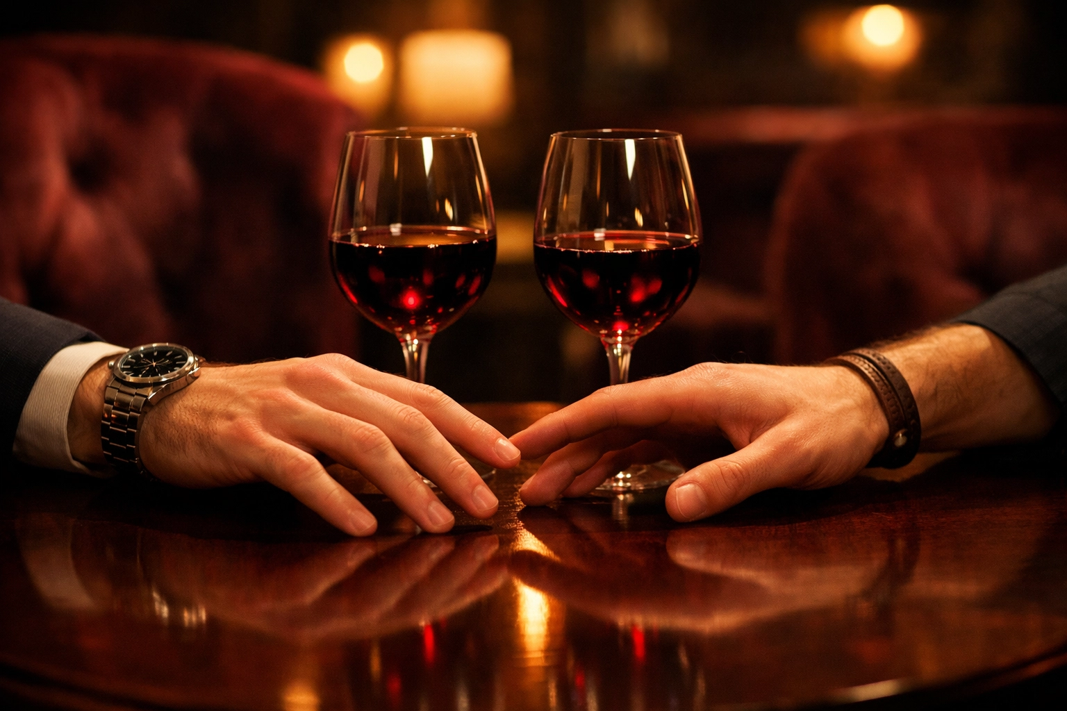 Rival auctioneers share wine as tension shifts to attraction in MM romance enemies-to-lovers tale