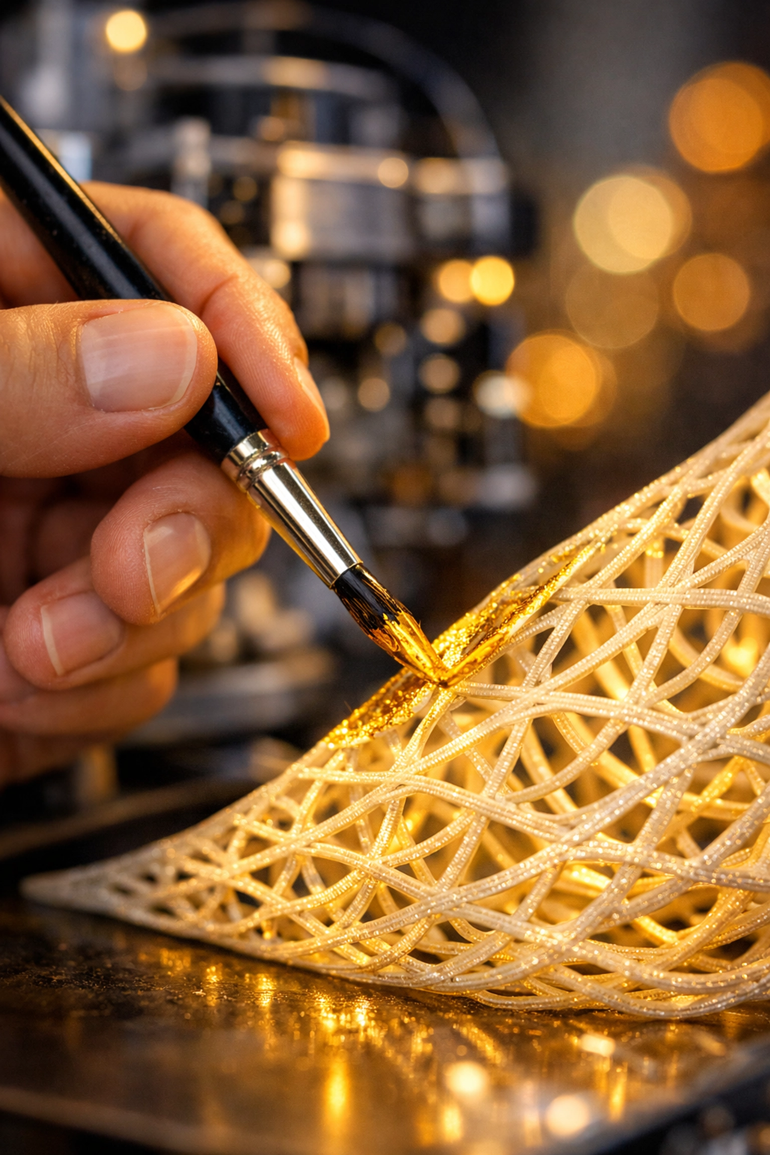 A human providing the final creative touch and oversight to AI-generated work to ensure high E-E-A-T standards.