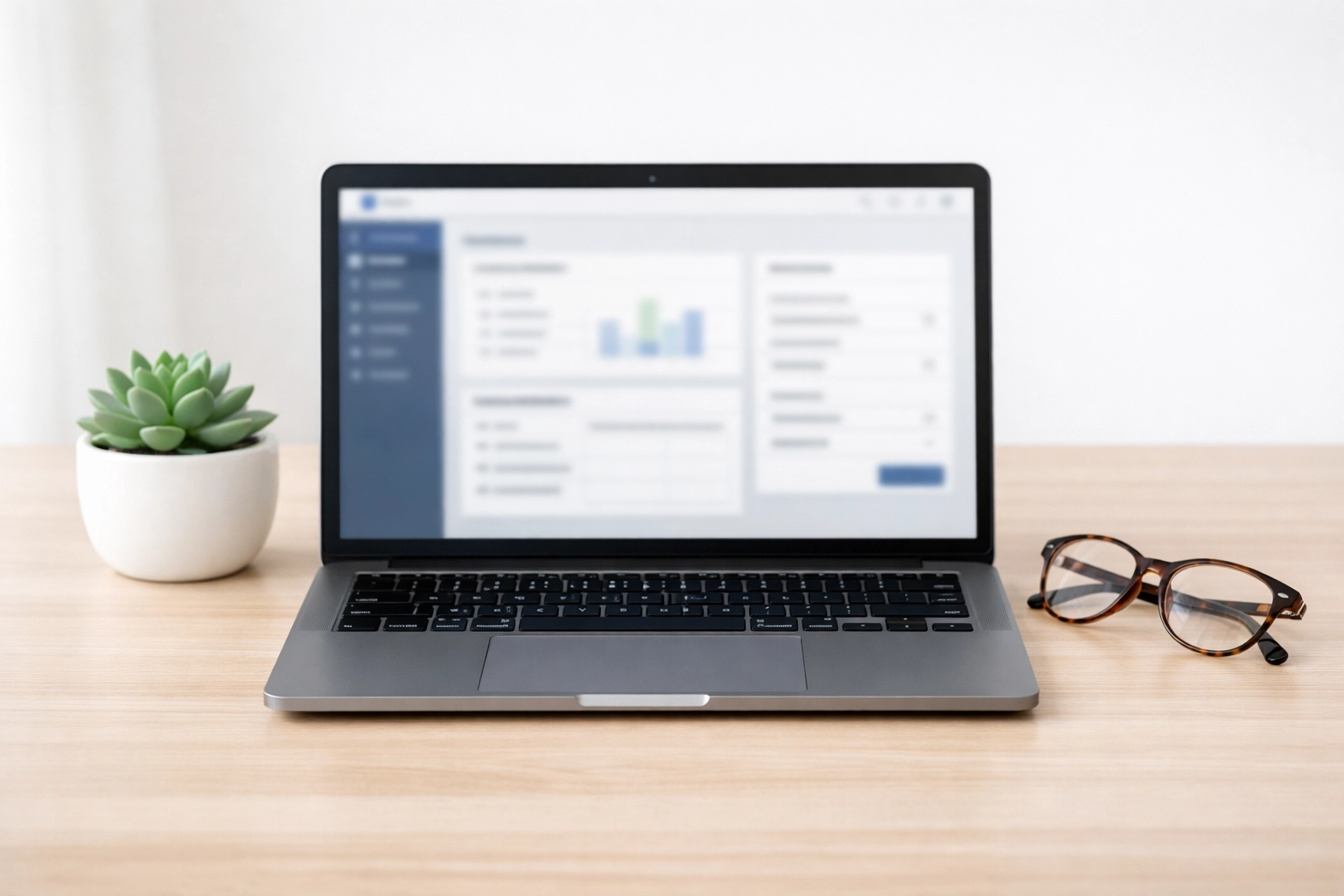Laptop showing tax software setup for service bureau onboarding and ERO firm configuration