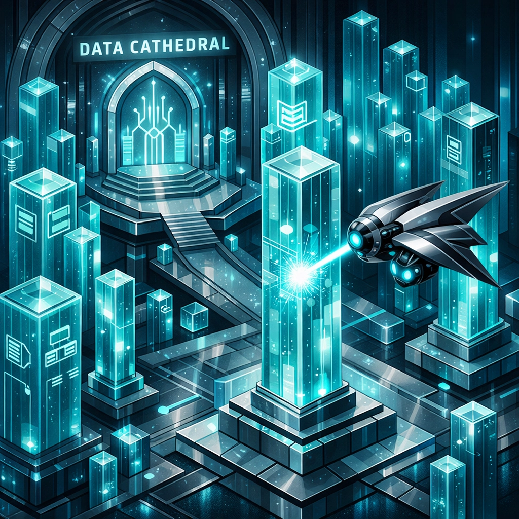 Structured website architecture and schema being scanned by an AI crawler for 2026 technical SEO optimization.
