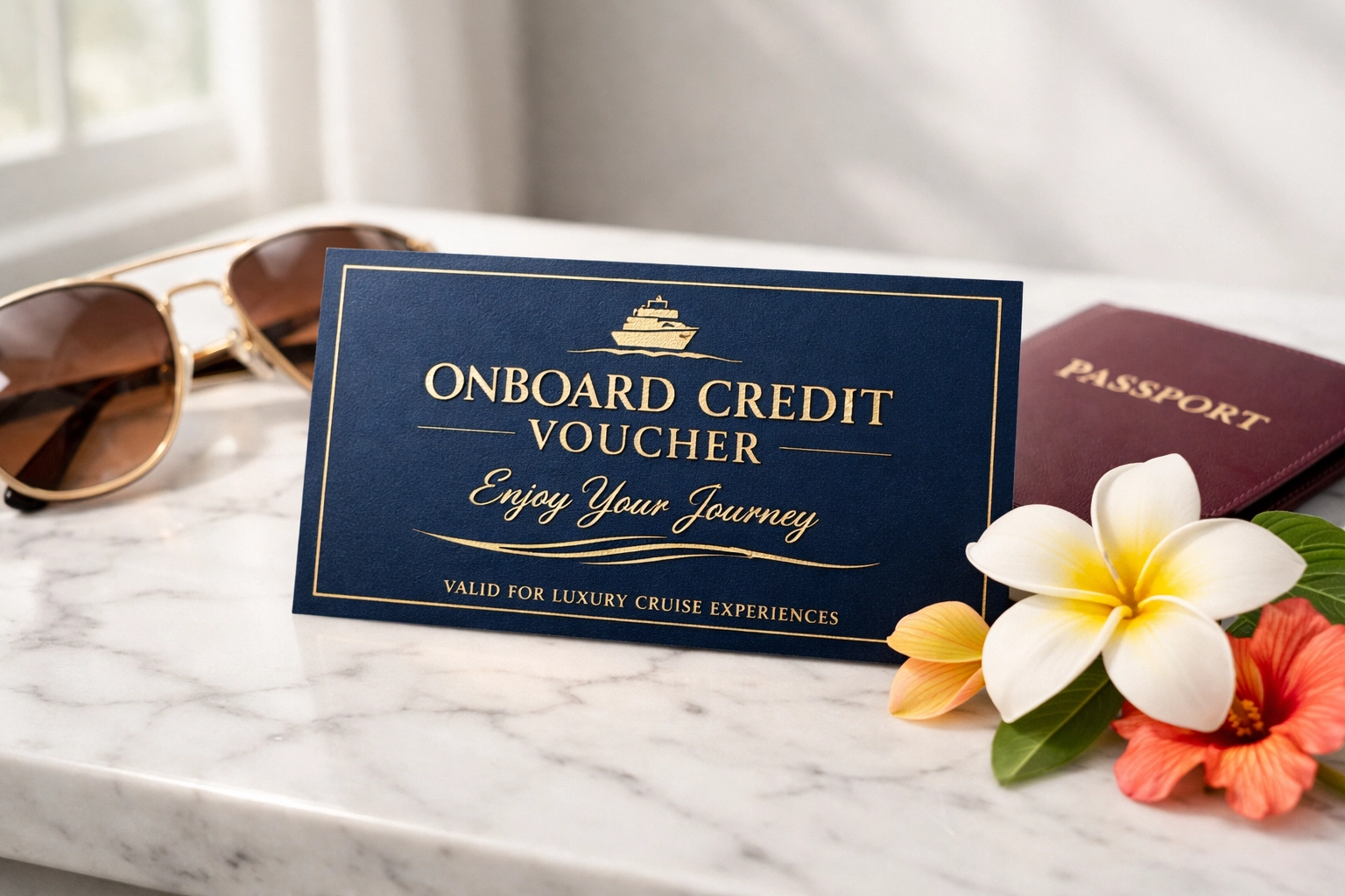 Cruise vacation planning essentials including onboard credit and travel documents