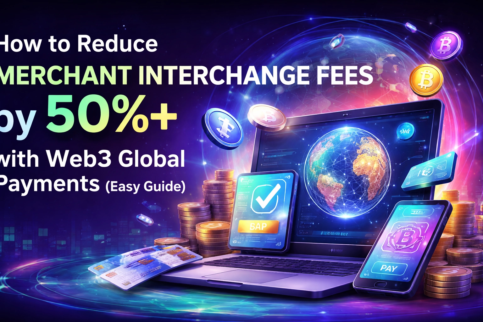 [HERO] How to Reduce Merchant Interchange Fees by 50%+ with Web3 Global Payments (Easy Guide)