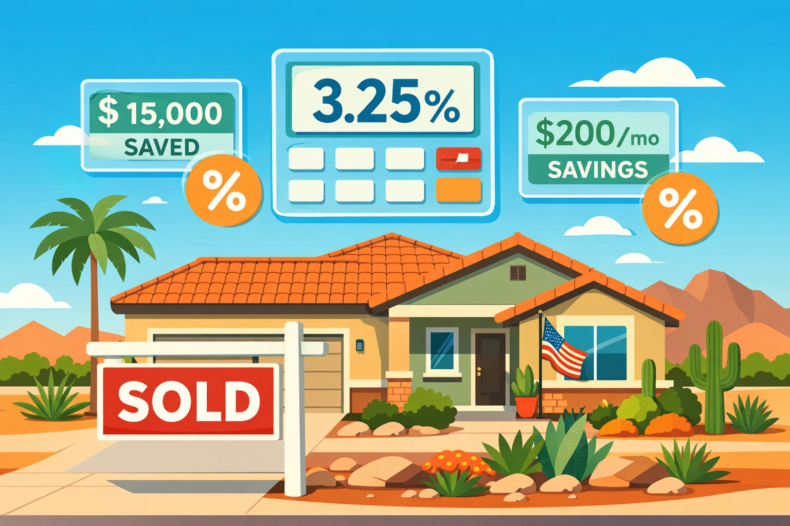 Arizona home sold with property tax exemption savings for disabled veterans